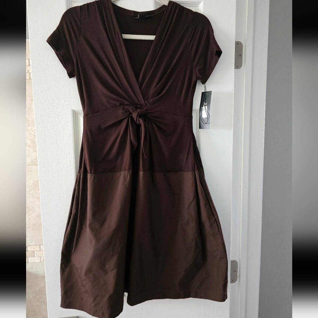 Elegant Brown Dress